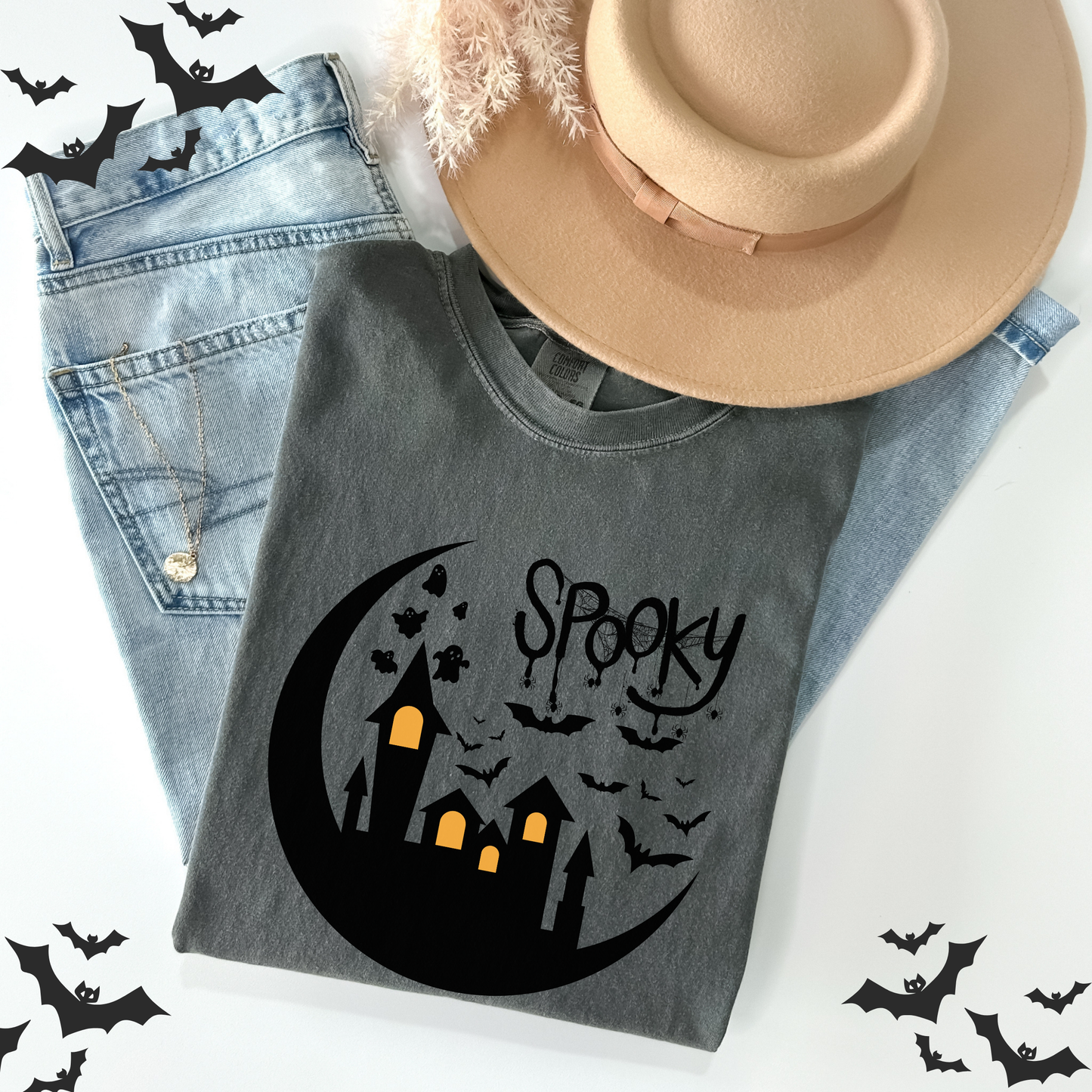 Spooky Halloween Castle T-Shirt
