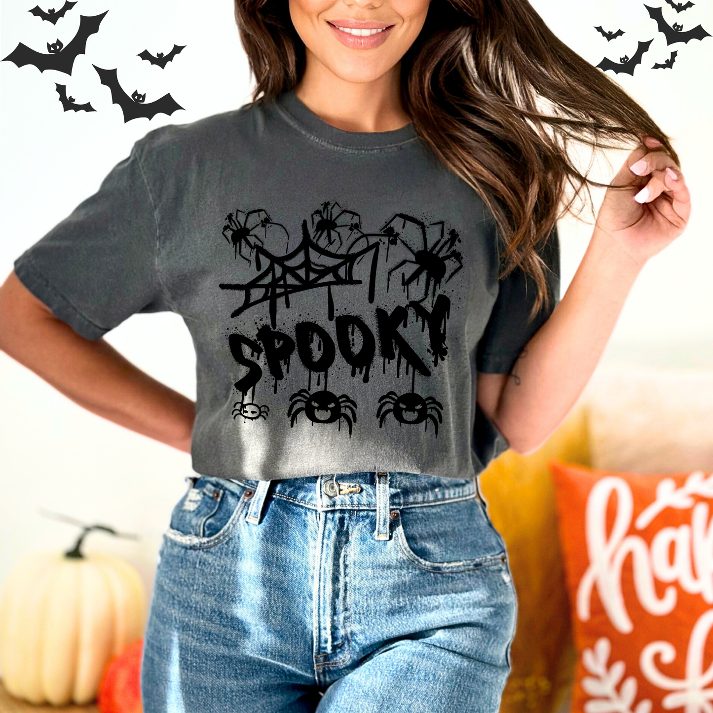 Spooky Spray Paint Halloween T-Shirt