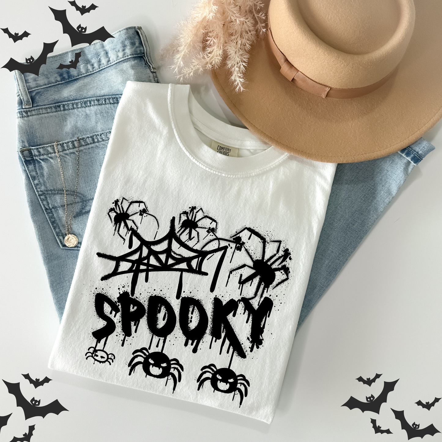 Spooky Spray Paint Halloween T-Shirt