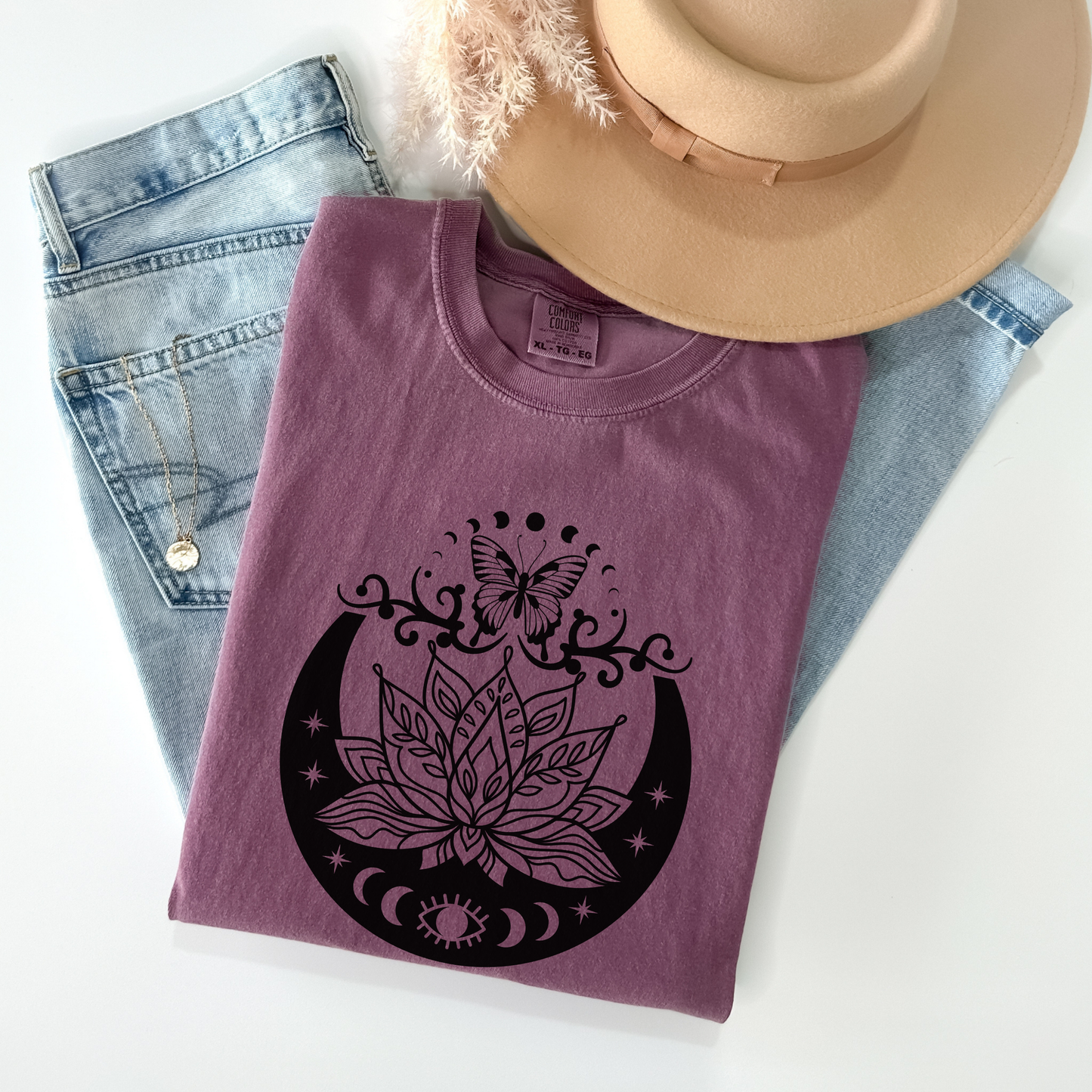 Mystical Evil Eye Butterfly T-Shirt