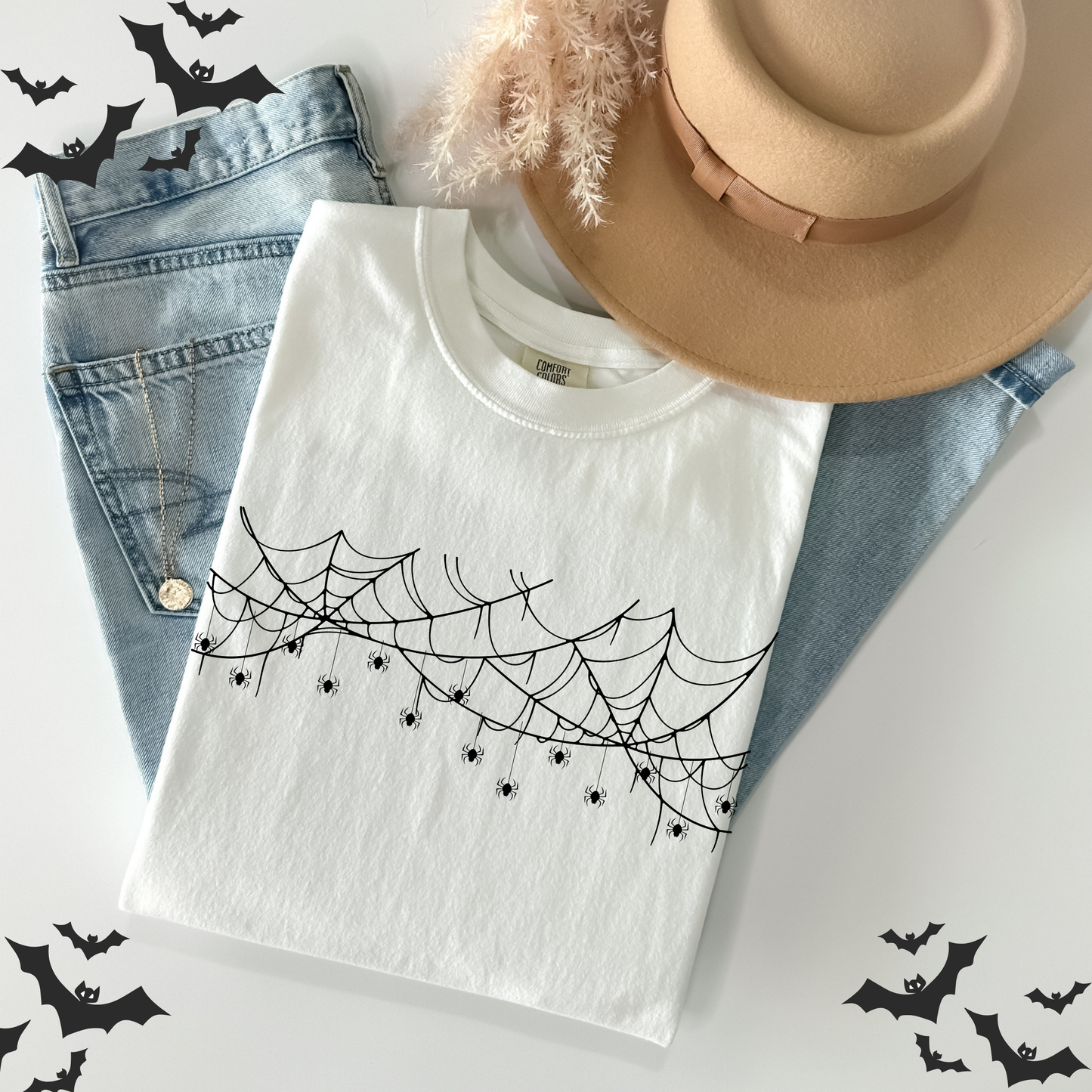 Spider Web Halloween T-Shirt