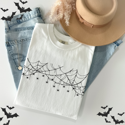 Spider Web Halloween T-Shirt