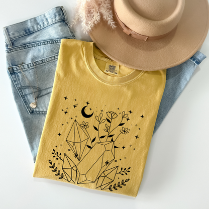 Celestial Crystal Gemstones T-Shirt