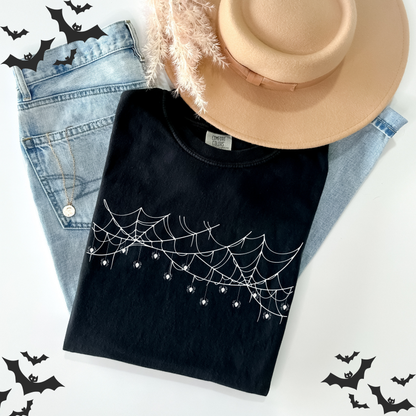 Spider Web Halloween T-Shirt