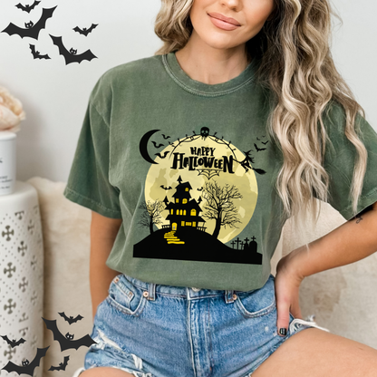 Happy Halloween Spooky Skeleton T-Shirt