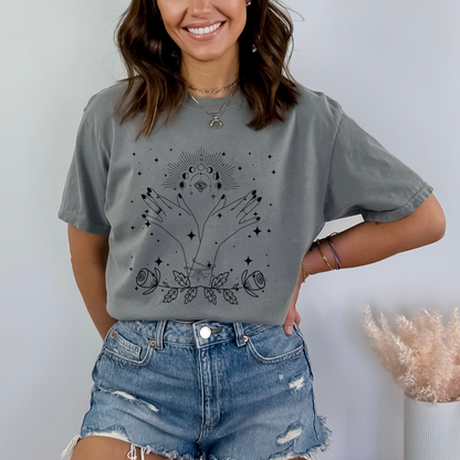Abstract Magic Bohemian Rose T-Shirt