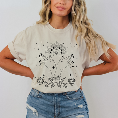 Abstract Magic Bohemian Rose T-Shirt