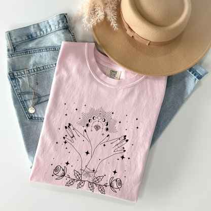 Abstract Magic Bohemian Rose T-Shirt