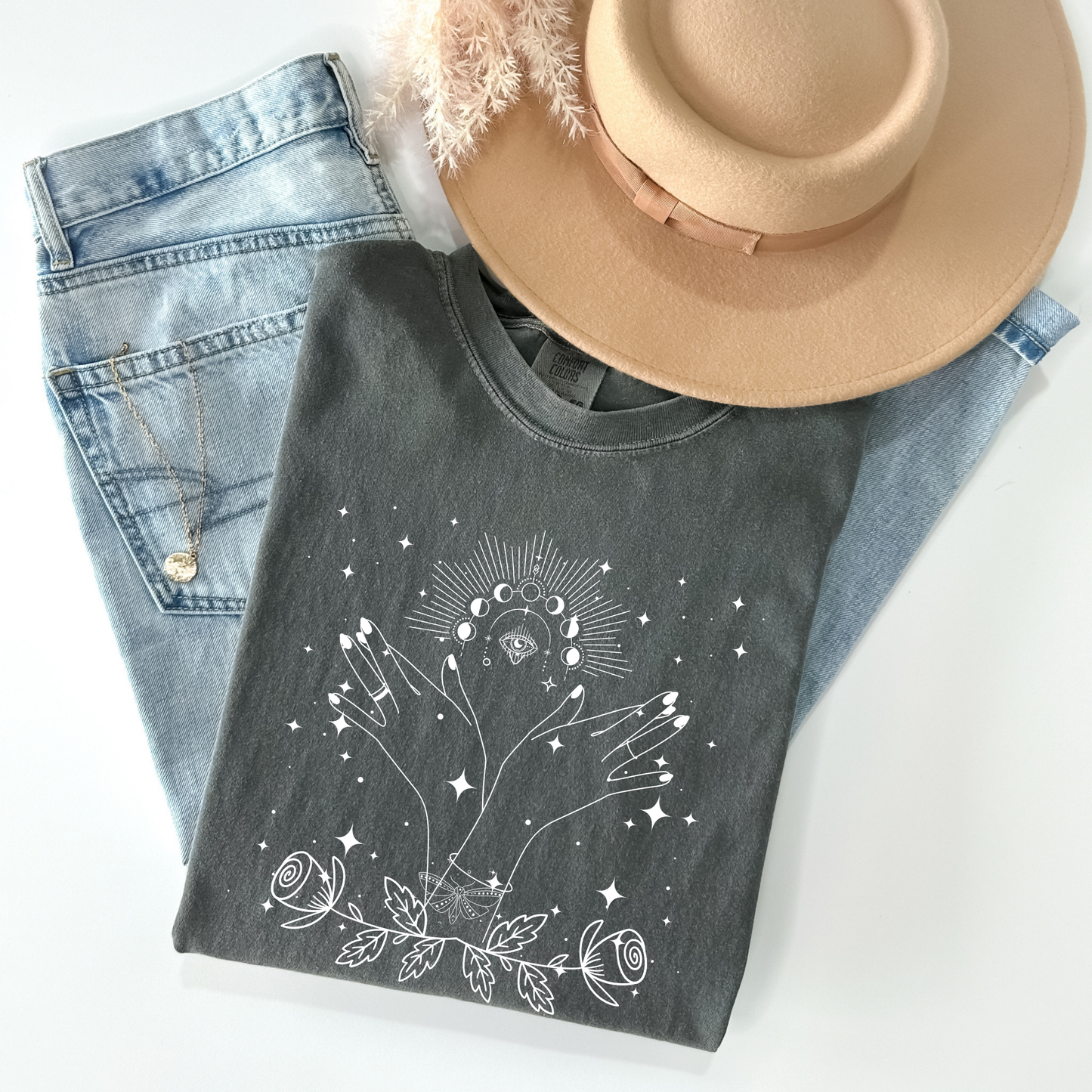 Abstract Magic Bohemian Rose T-Shirt