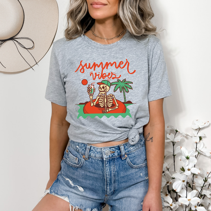 Skeleton Tee - Retro Summer Vibes