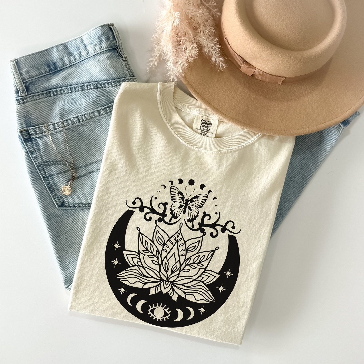 Mystical Evil Eye Butterfly T-Shirt