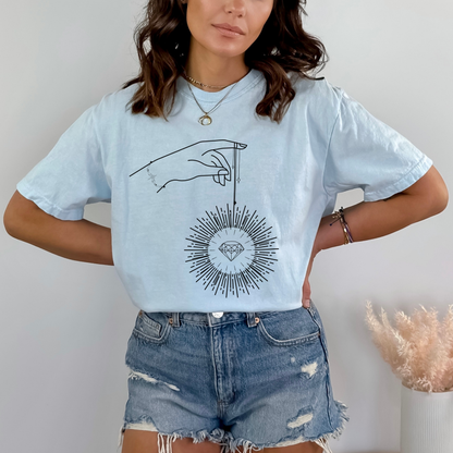 Celestial Bright Diamond Mystical Hand T-Shirt