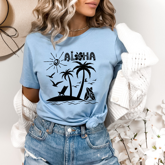 Palm Beach Aloha Hawaii Tee