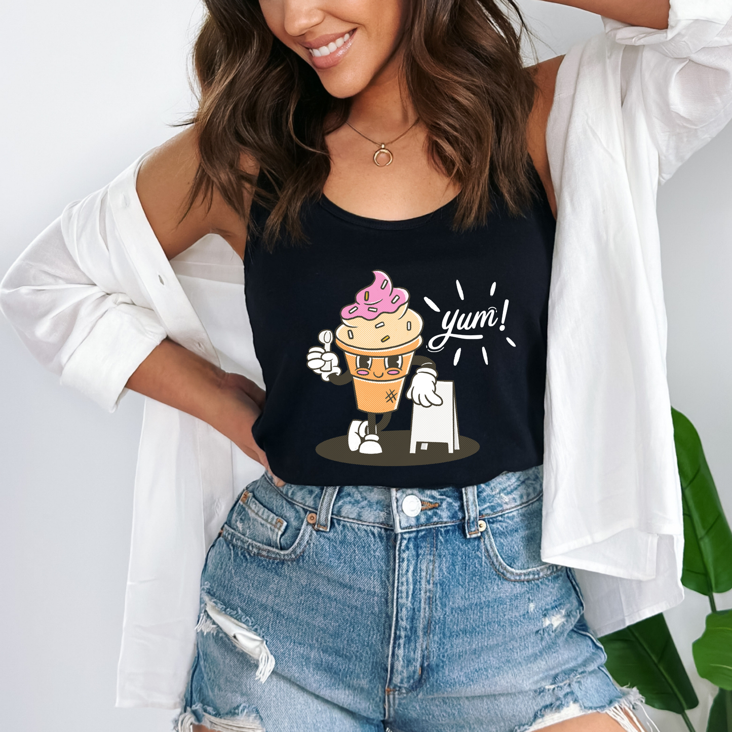 Yum Retro Ice Cream Tank Top