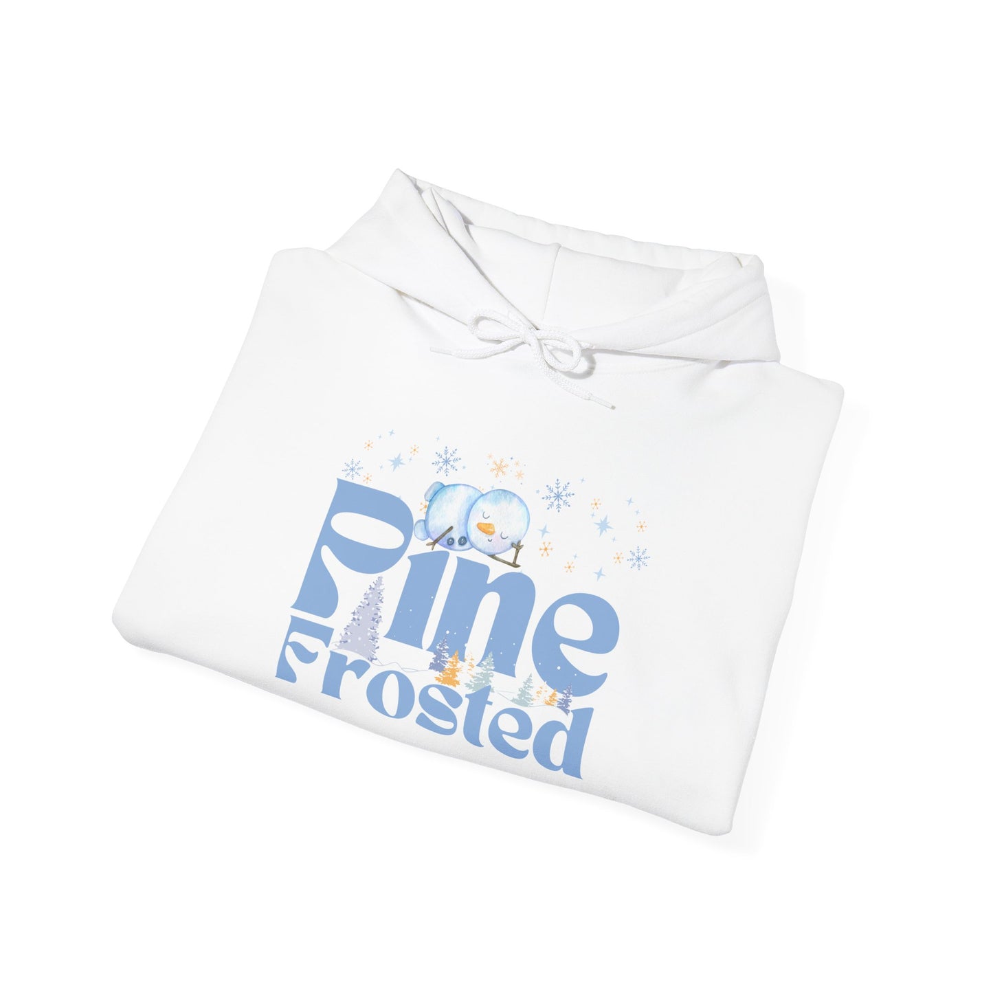 Pine Frosted Funny Snowman Hoodie