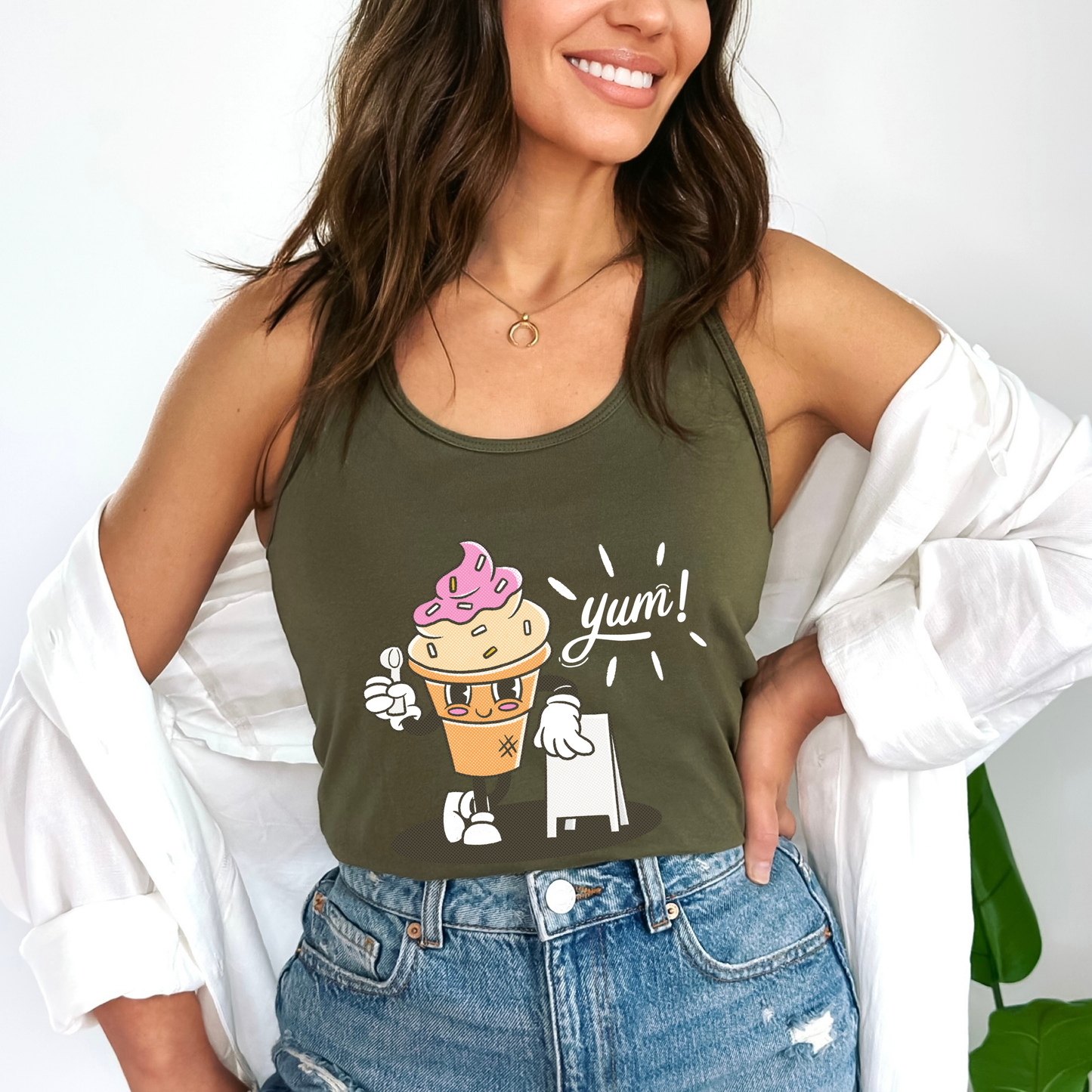 Yum Retro Ice Cream Tank Top