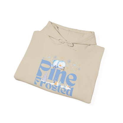 Pine Frosted Funny Snowman Hoodie