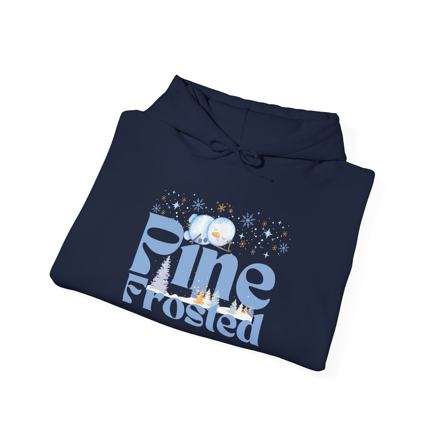 Pine Frosted Funny Snowman Hoodie
