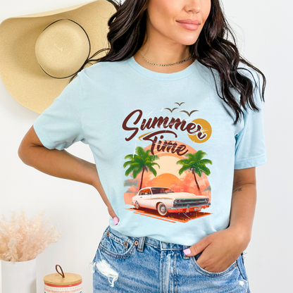 Vintage Car Summer Time Beach