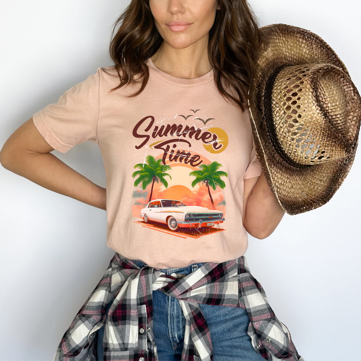 Vintage Car Summer Time Beach