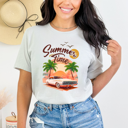 Vintage Car Summer Time Beach