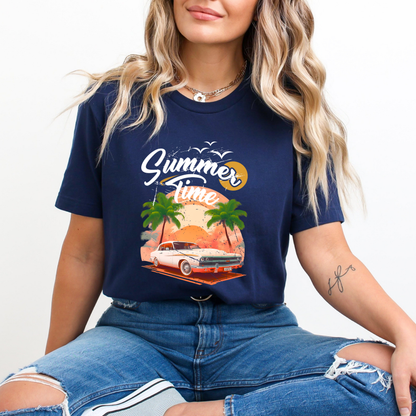 Vintage Car Summer Time Beach