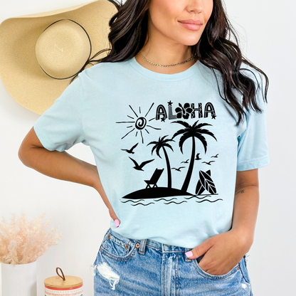Tropical Beach Days Aloha Sunshine
