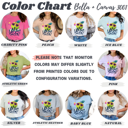 Funny Green Apple Vibes Tee