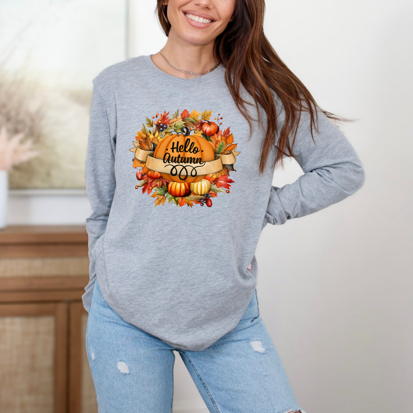 Hello Autumn Long Sleeve Shirt