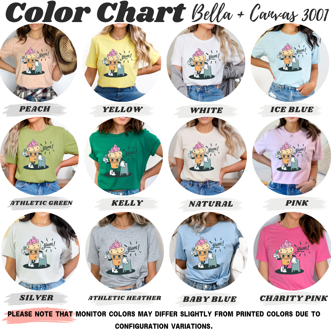 Yum Yum Retro Ice Cream T-Shirt