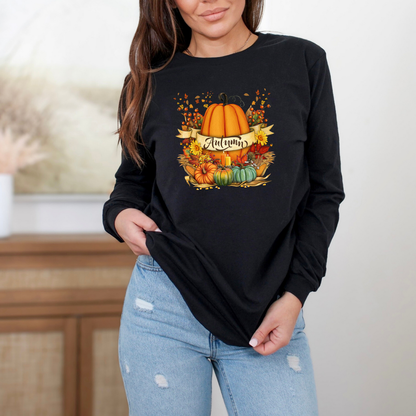 Snug Autumn Pumpkin Sweatshirt
