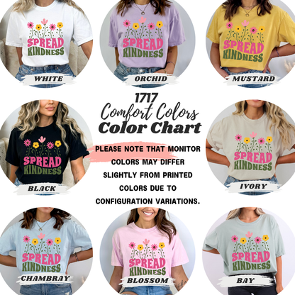 Spread Kindness Wildflowers T-shirt