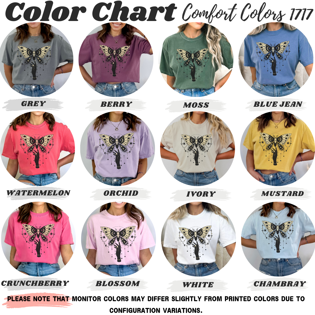 Moth Butterfly Magical Art T-Shirt