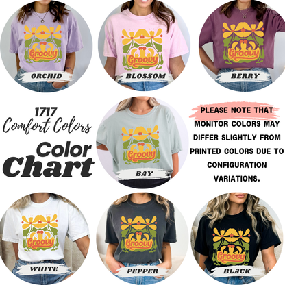 Vintage Groovy Flowers T-shirt