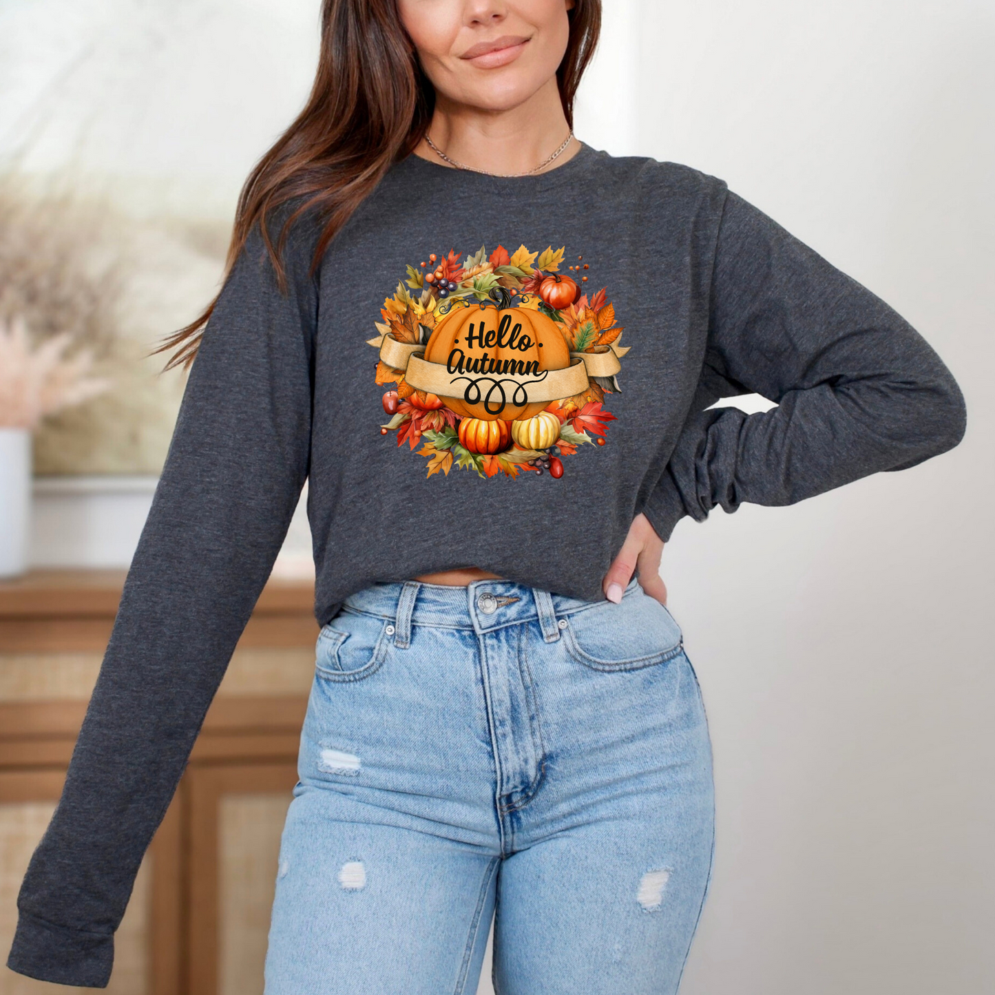 Hello Autumn Long Sleeve Shirt