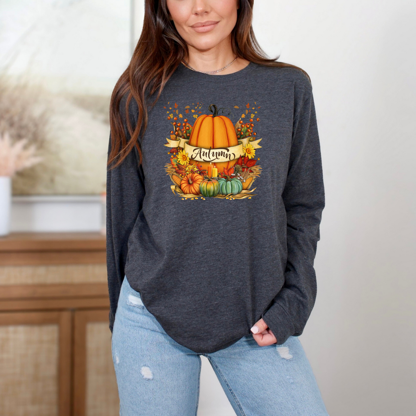 Snug Autumn Pumpkin Sweatshirt