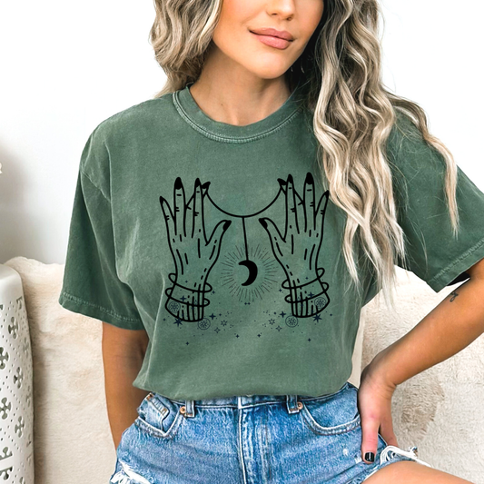 hand gesture mystical celestial doodle esoteric, Mystical Stars Doodle, 