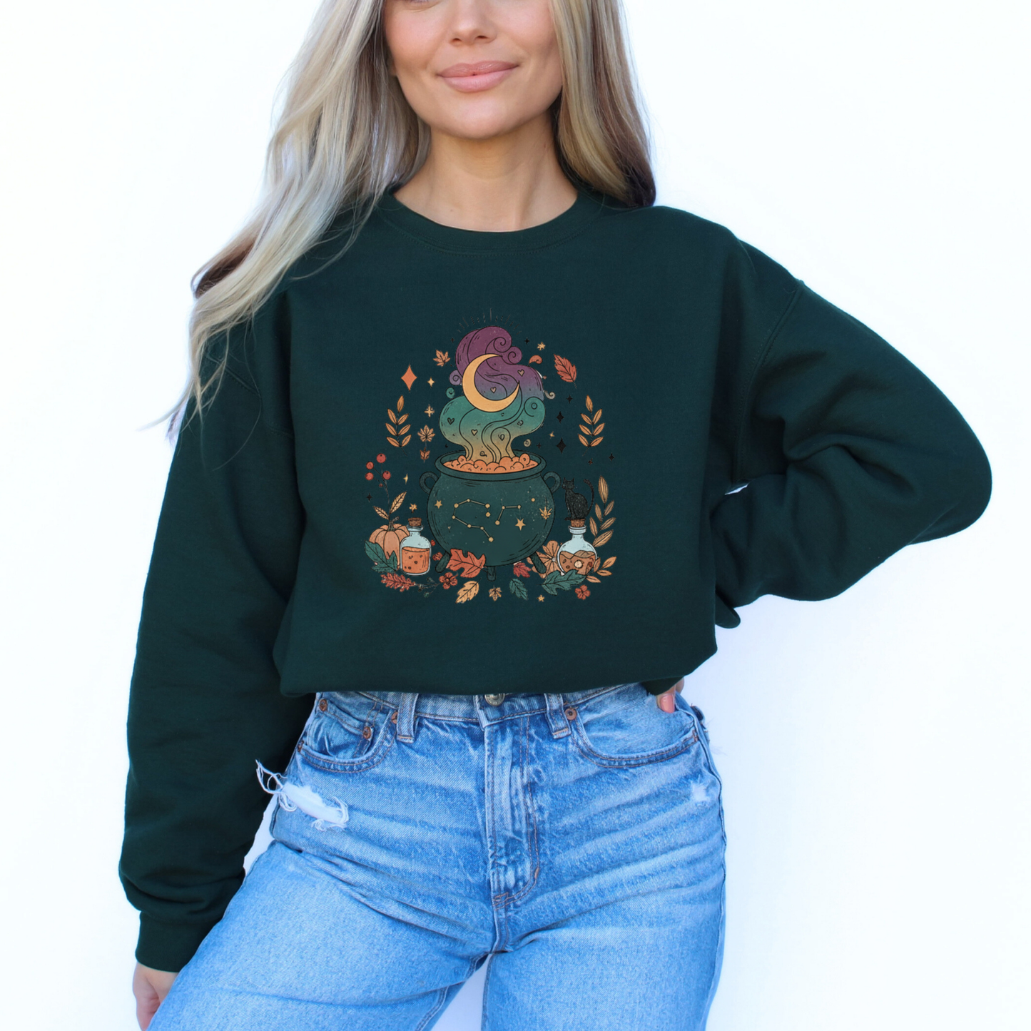 Mystical Autumn Cauldron Sweatshirt