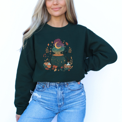 Mystical Autumn Cauldron Sweatshirt