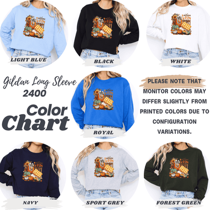 Cozy Fall Pumpkin Long Sleeve Shirt