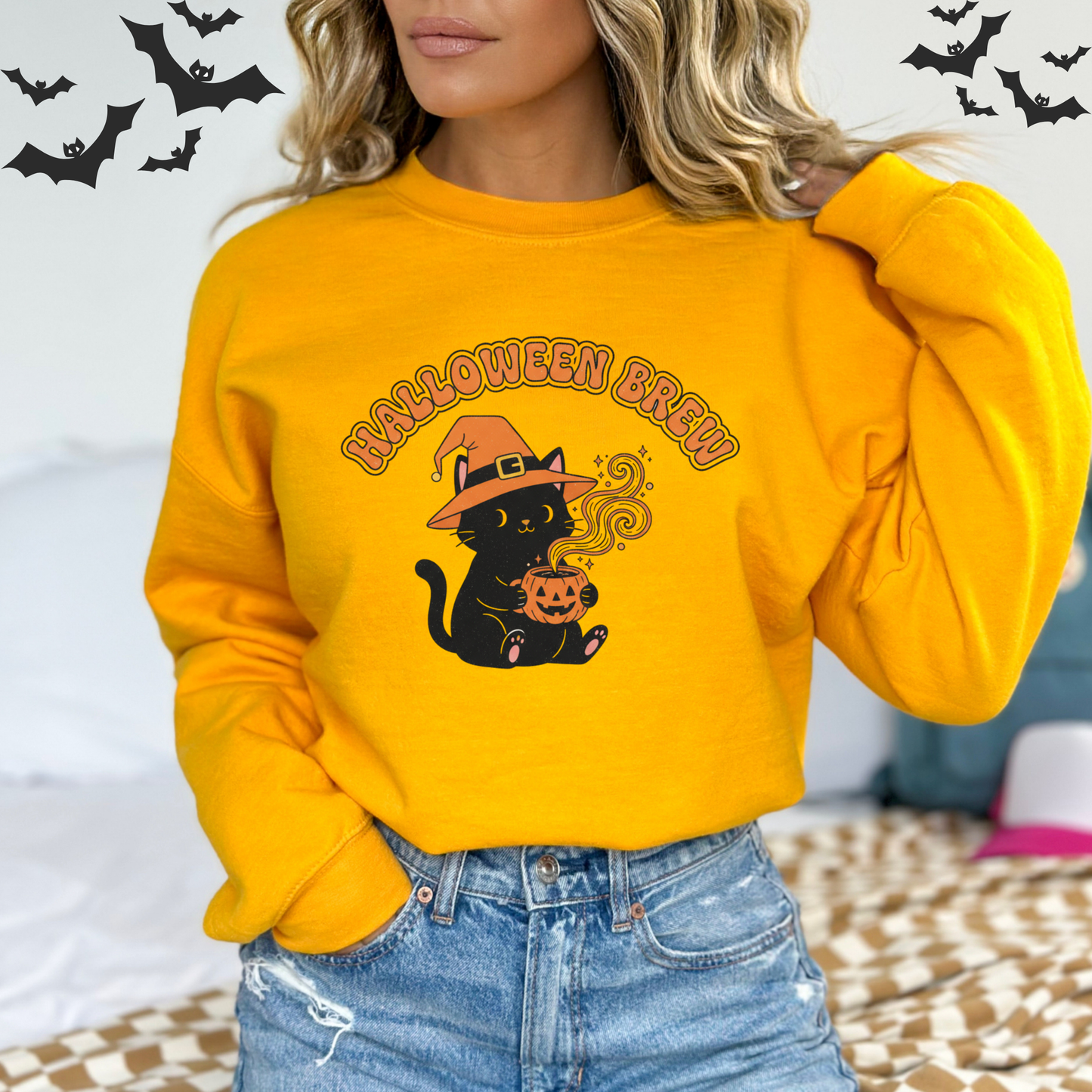 Halloween Brew Black Cat T-Shirt