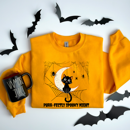 Pur-fectly Spooky Night Cat T-Shirt