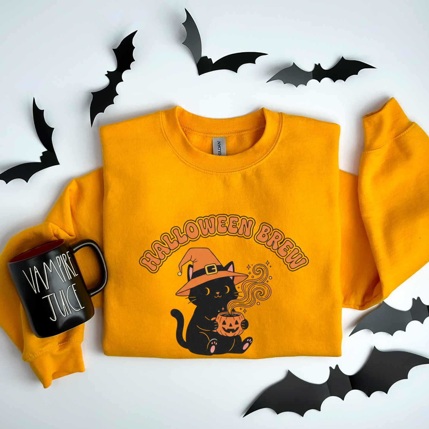 Halloween Brew Black Cat T-Shirt