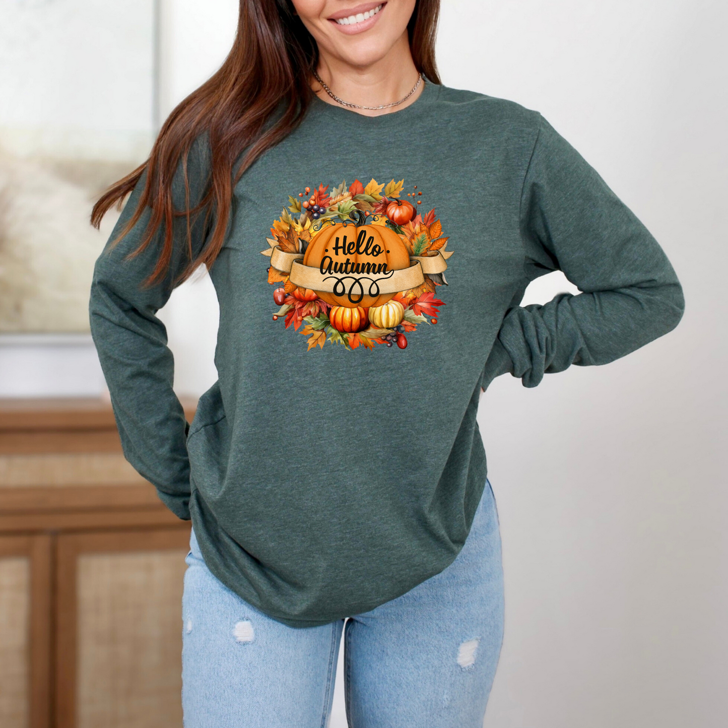 Hello Autumn Long Sleeve Shirt