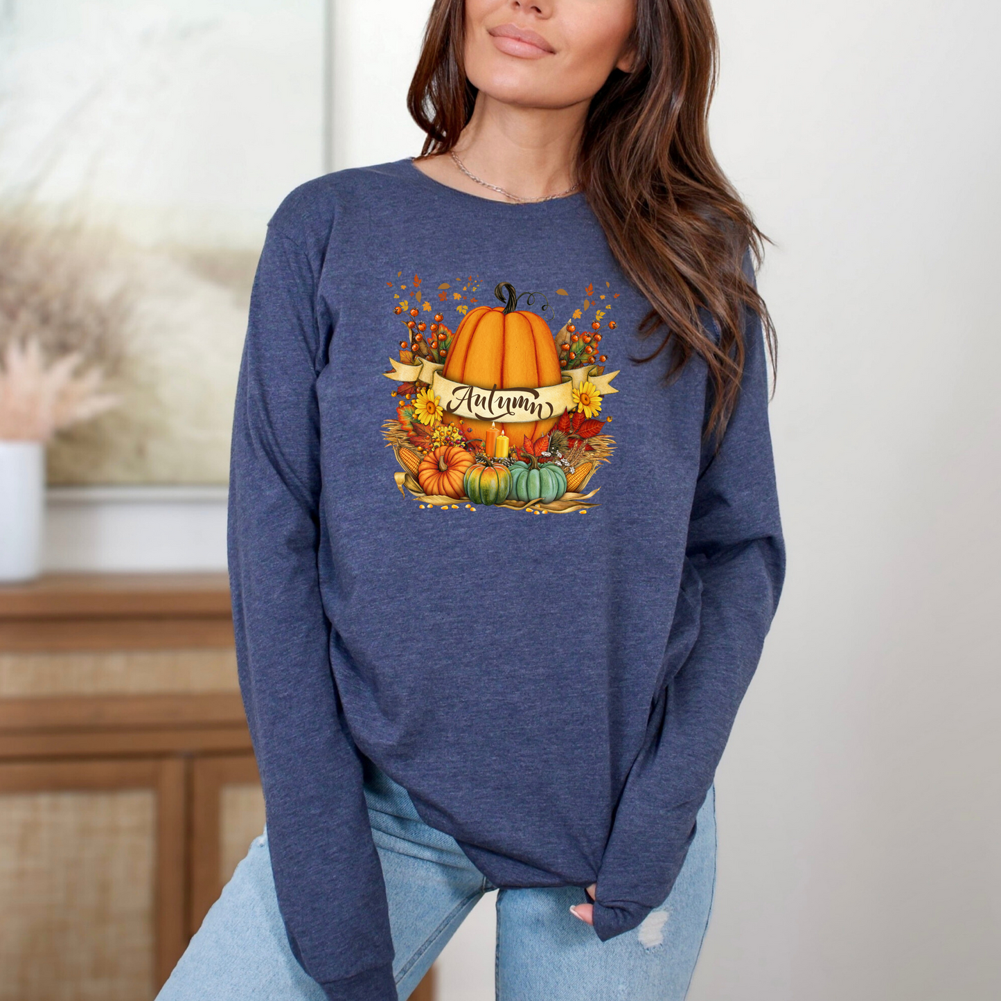 Snug Autumn Pumpkin Sweatshirt