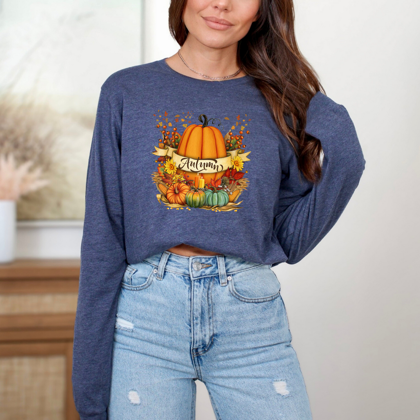 Snug Autumn Pumpkin Sweatshirt