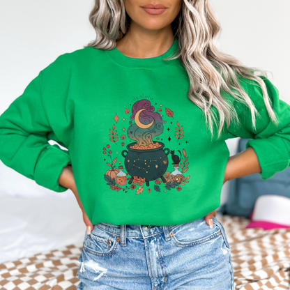 Mystical Autumn Cauldron Sweatshirt