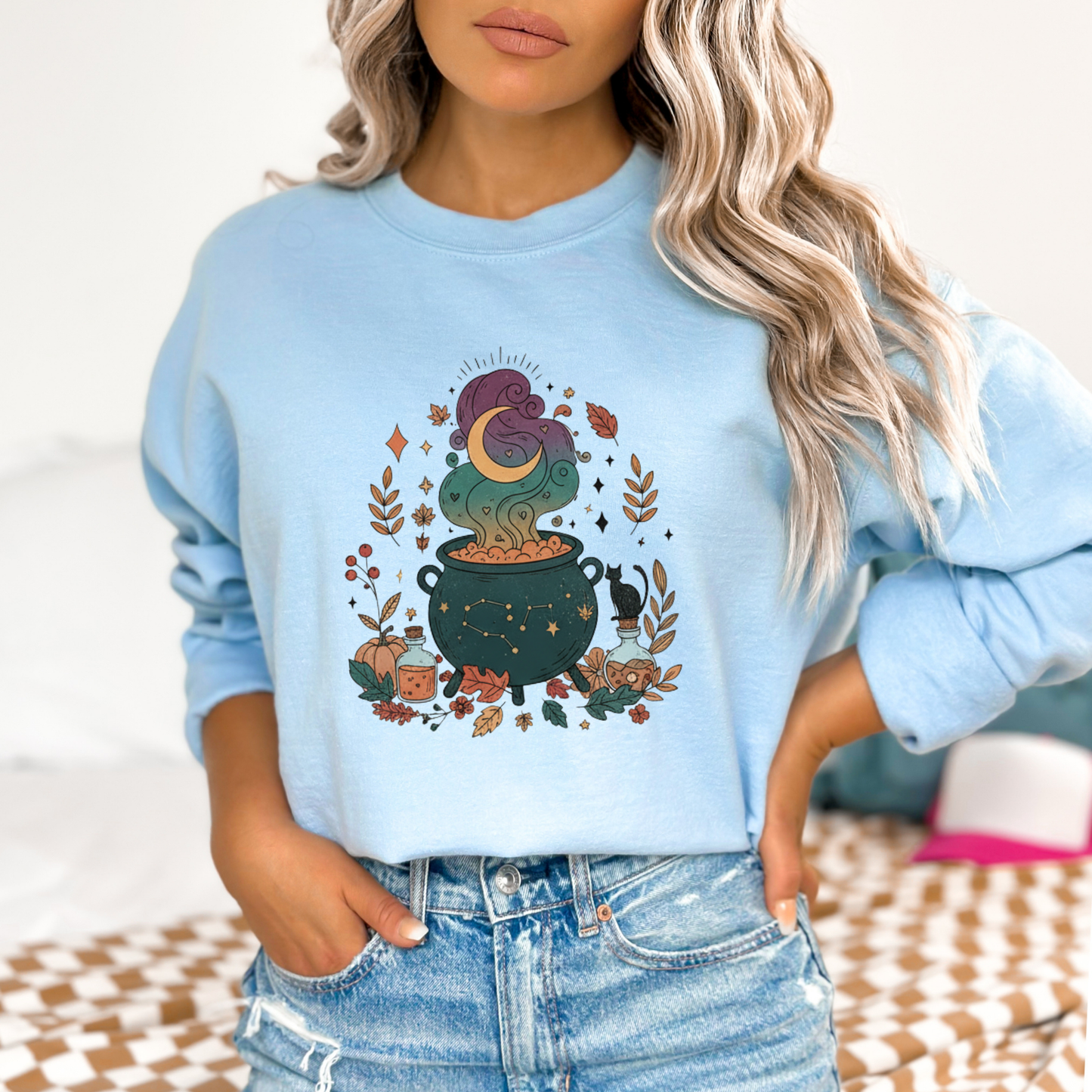 Mystical Autumn Cauldron Sweatshirt