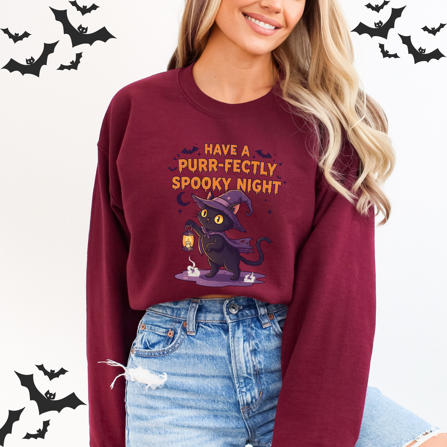 Witchy Cat Sweatshirt