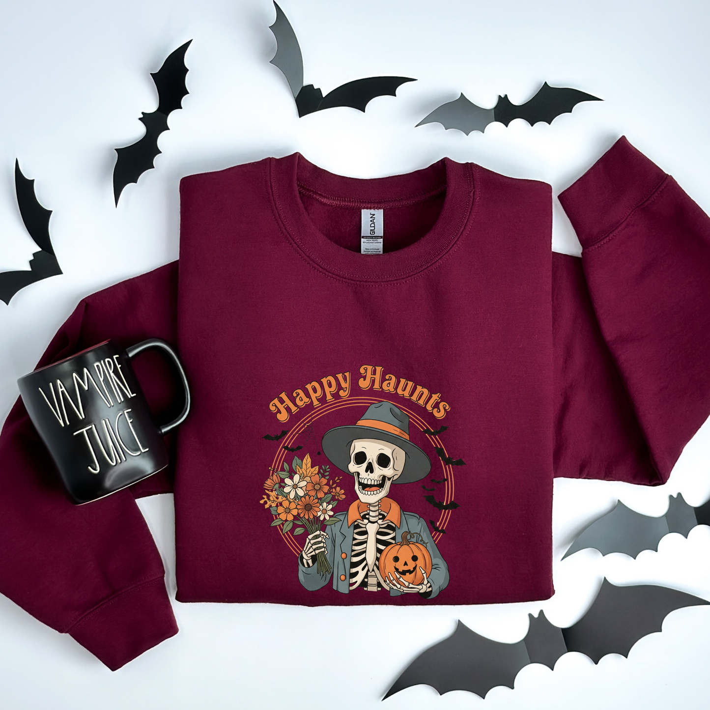 Friendly Skeleton Vintage Halloween T-Shirt